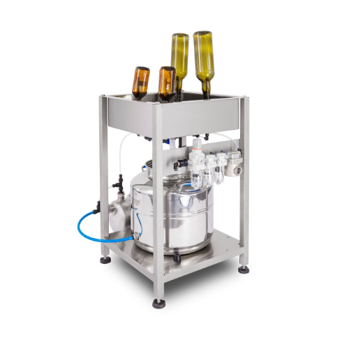 Bottle rinsing systems for diverse container sizes