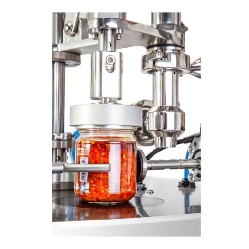 Manual dosing and capping for semi-dense products