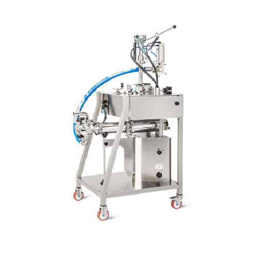 Manual monoblock for filling and capping jars