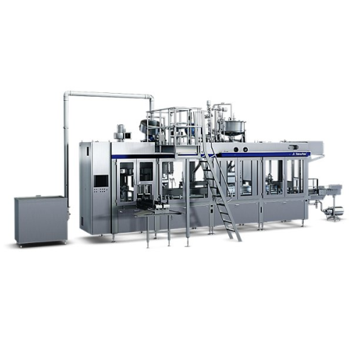 Filling system for gable top packages