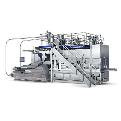 Filling system for gable top cartons chilled products