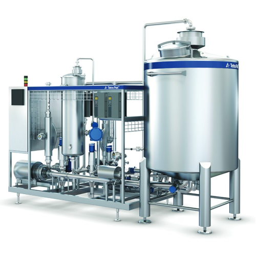 In-line blender for beverages