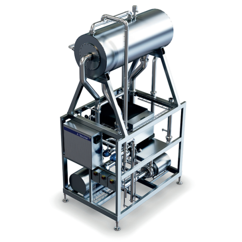 Water deaerator for continuous water pre-treatment
