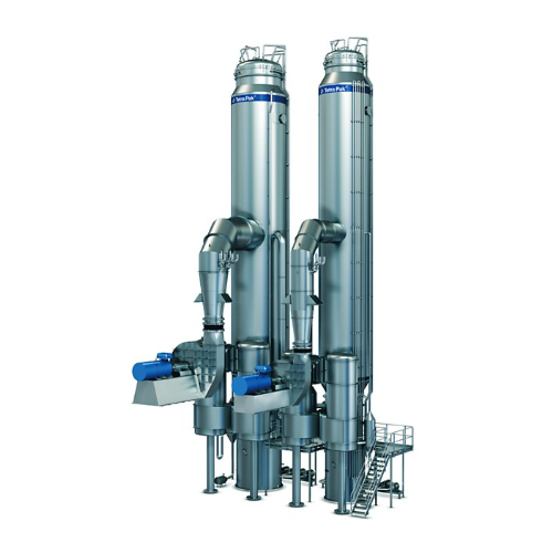 Low-energy evaporation system for dairy products