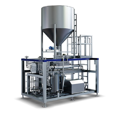 Industrial grinder for plant-based beverages