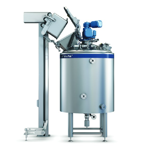 Food processor for high and low viscosity products