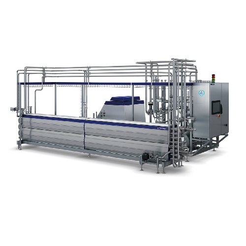 Uht processing unit for dairy products