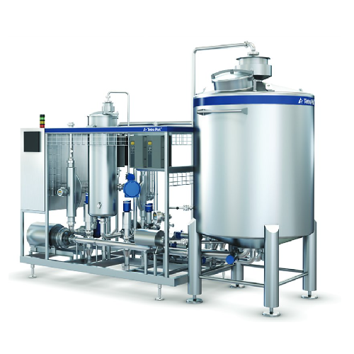 In-line blender for beverage production