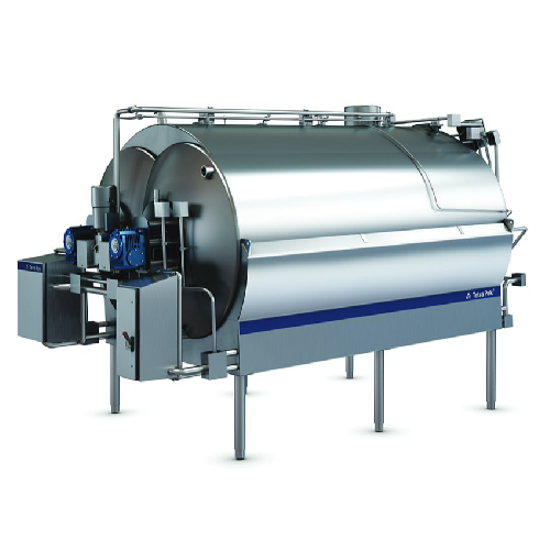 Curd making vat for cheese production