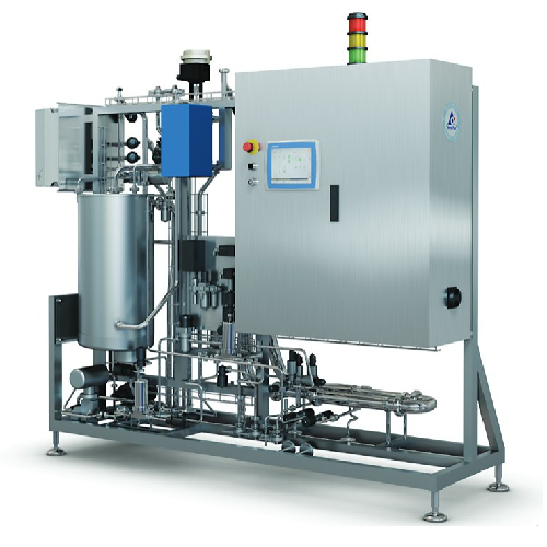 Aseptic dosing unit for enzymes and vitamins