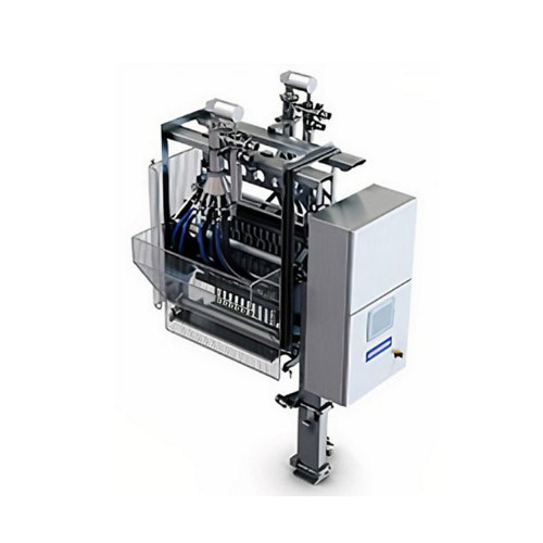 Volumetric bottom filler for ice cream