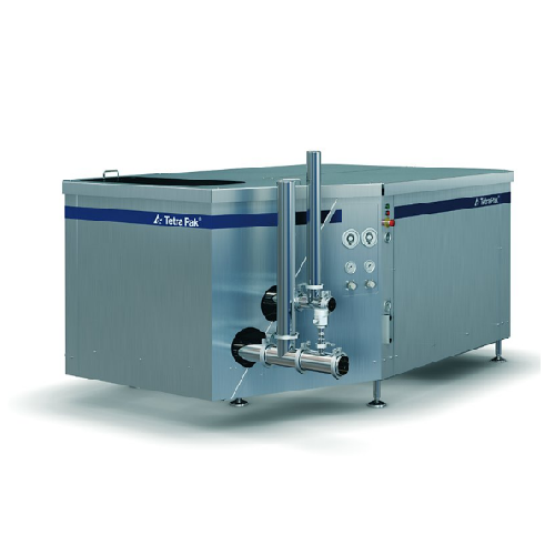 Industrial homogenizer for liquid food applications