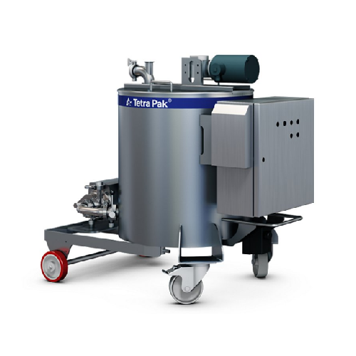 Centrifugal pump station for chocolate coating applications