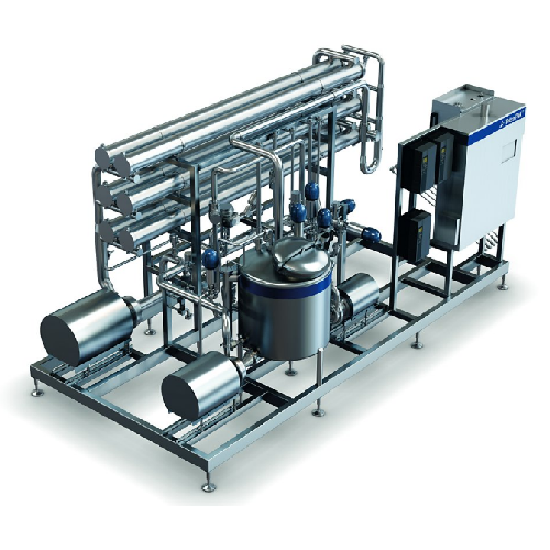 Ultrafiltration system for concentrating milk or whey proteins