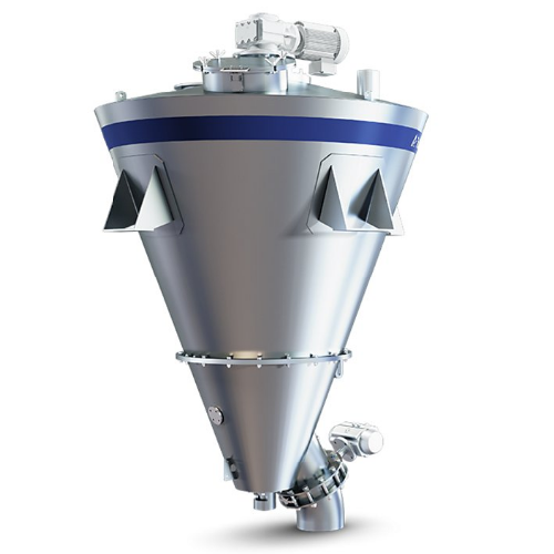 Conical homogenizer for powder and granulated products
