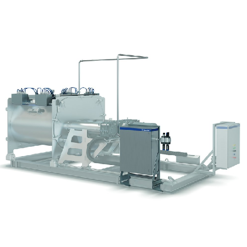 Air jet cleaning system for powder production