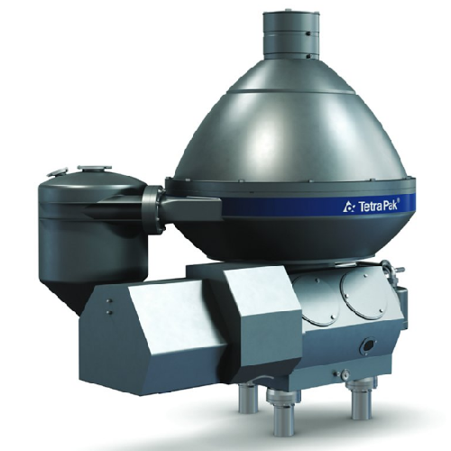 Milk skimming separator