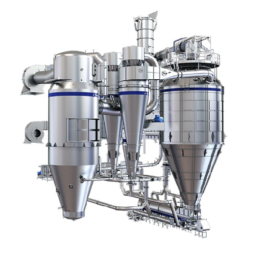 Spray drying system for nutritional powders