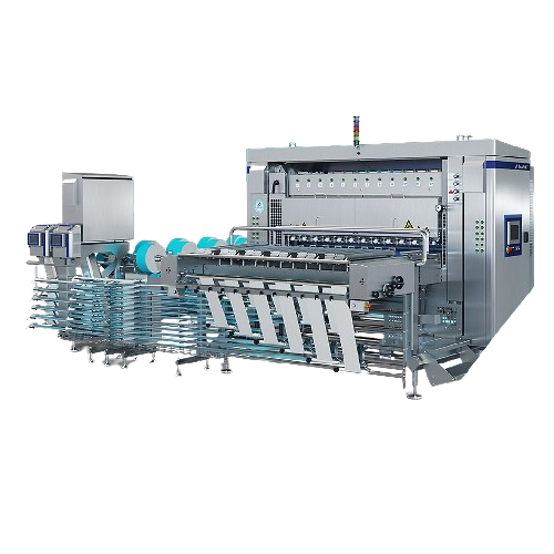 Multilane wrapper for ice cream products