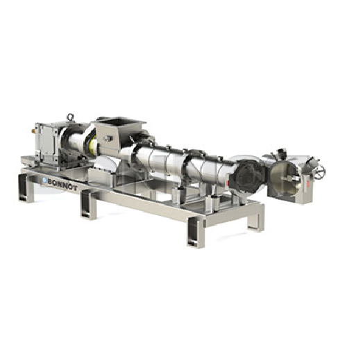 Cold forming extruder for food manufacturing