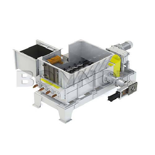 Live bottom extruder for processing sealants and mastics