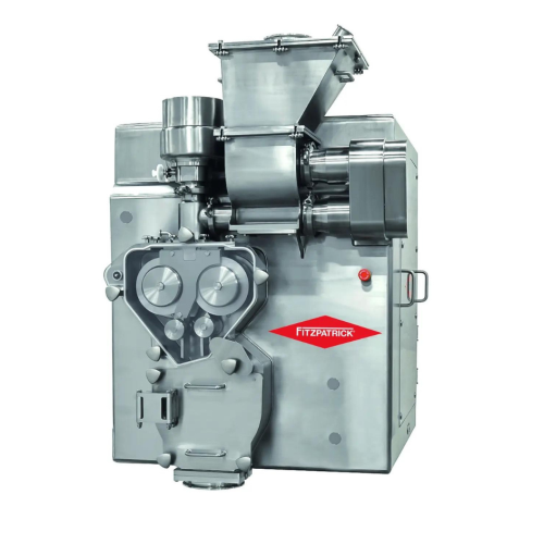 Dry granulation system for pharmaceutical powders