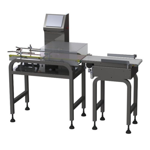 Industrial checkweigher for food production