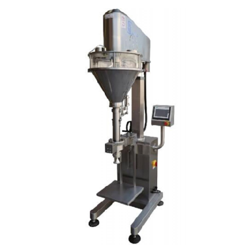 Gravimetric auger filler for powder weighing