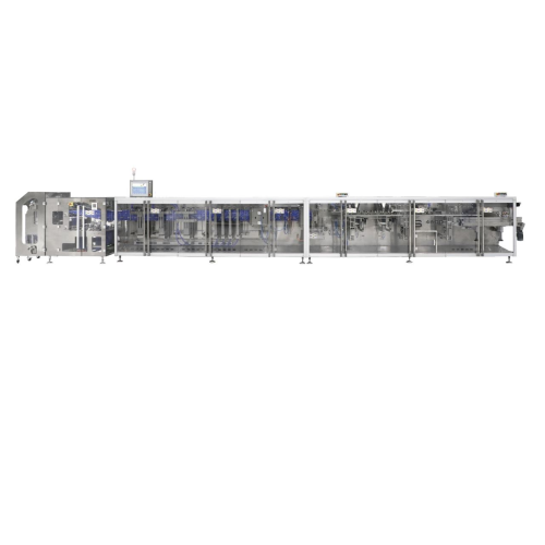 Horizontal form-fill-seal systems for pouch packaging
