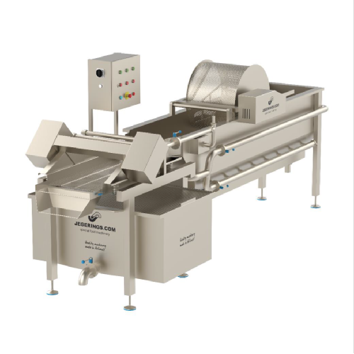 Vegetable washing solution for small and medium-sized operations