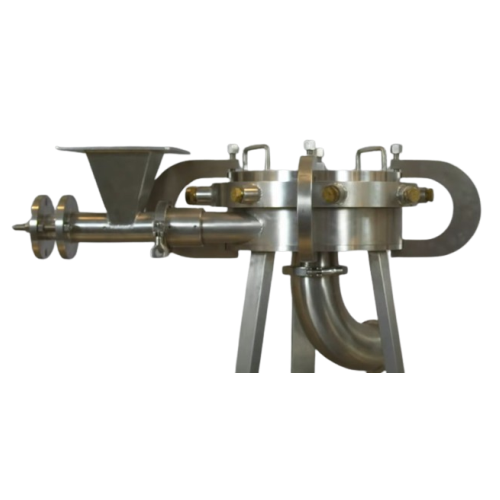Jet milling system for super fine particle size reduction