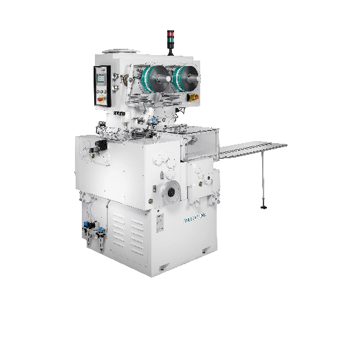 Forming, cutting, and wrapping solution for soft caramel lollipops