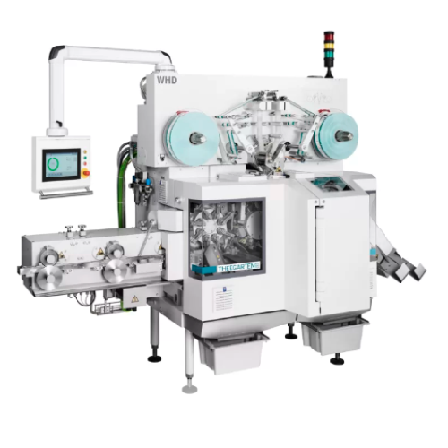 High-speed double twist packaging system for soft caramels