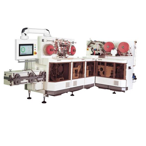 High speed packaging system for fold wrap and stick packs