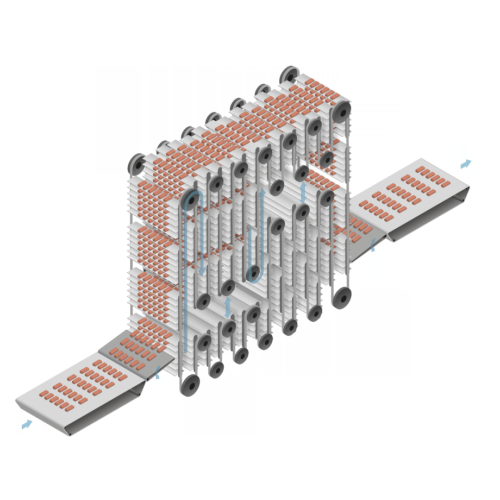 Gondola storage system for efficient product handling