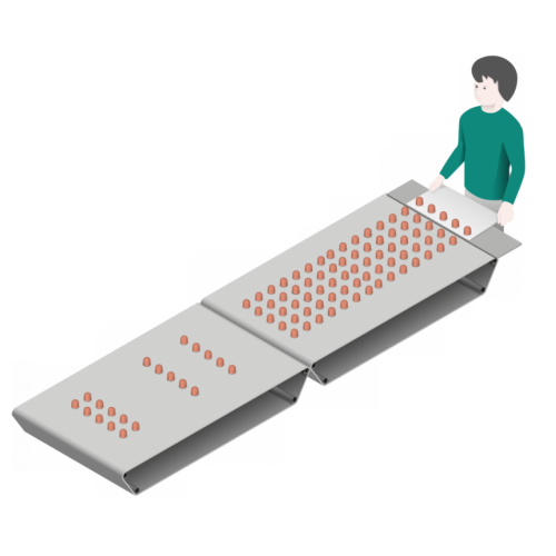 Overflow conveyor for efficient product handling