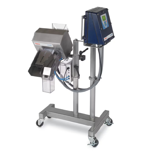 Pharmaceutical metal detector for tablet presses and capsule filling