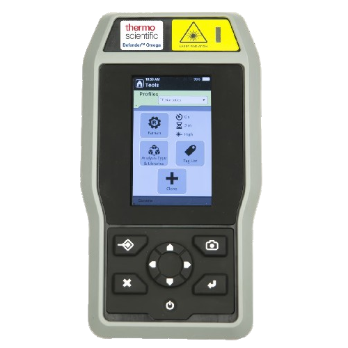 Handheld raman analyzer for chemical identification