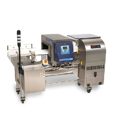 Conveyors for food packaging metal detectors