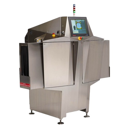 X-ray inspection for tall packages in cans and bottles