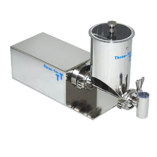 Volumetric single-screw feeder for fine dosing