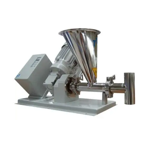 Single screw feeders for granules