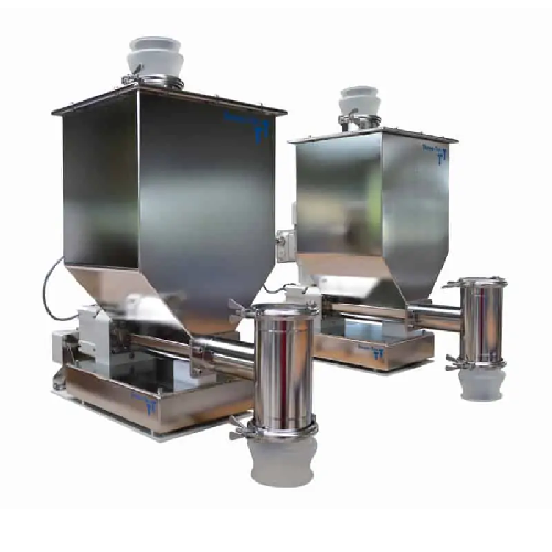 Volumetric single-screw feeder for free-flowing products