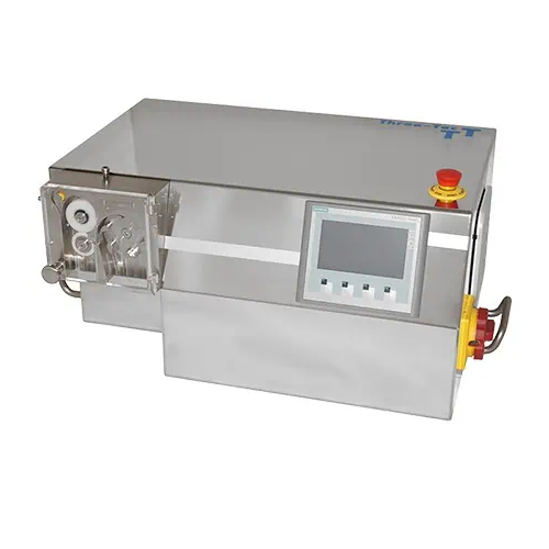 Granulator for processing strands into granulate