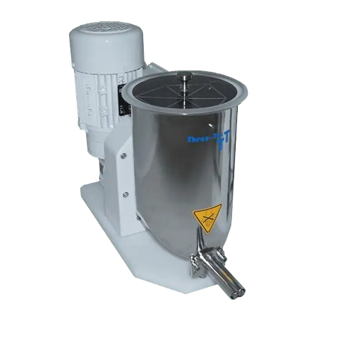 Twin-screw feeder for powders and micro-granules