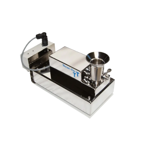 Small-scale twin-screw feeder for powder handling