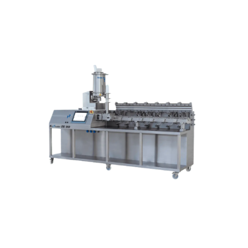 Twin-screw extruder for versatile manufacturing processes