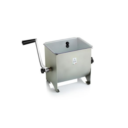 Manual meat mixer for sausage preparation