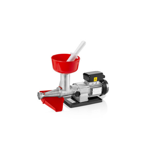 Electric tomato squeezer for family and small community use