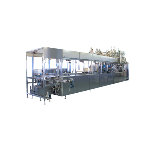 Forming, filling, and sealing system for liquid food products